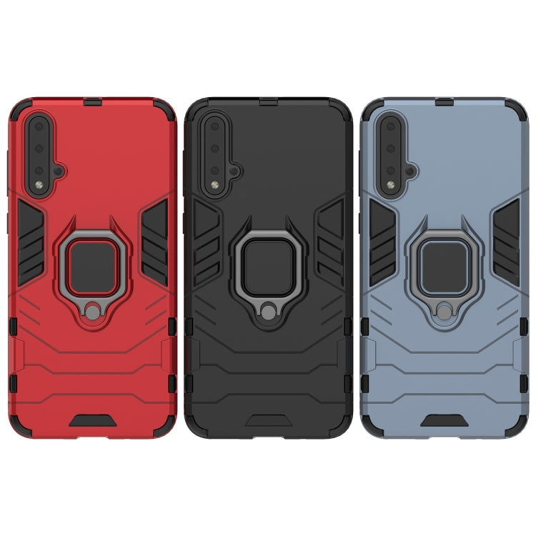 PC +TPU Shockproof Protective Case for Huawei Nova 5, with Magnetic Ring Holder PC +TPU Shockproof Protective Case for Huawei Nova 5, with Magnetic Ring Holder