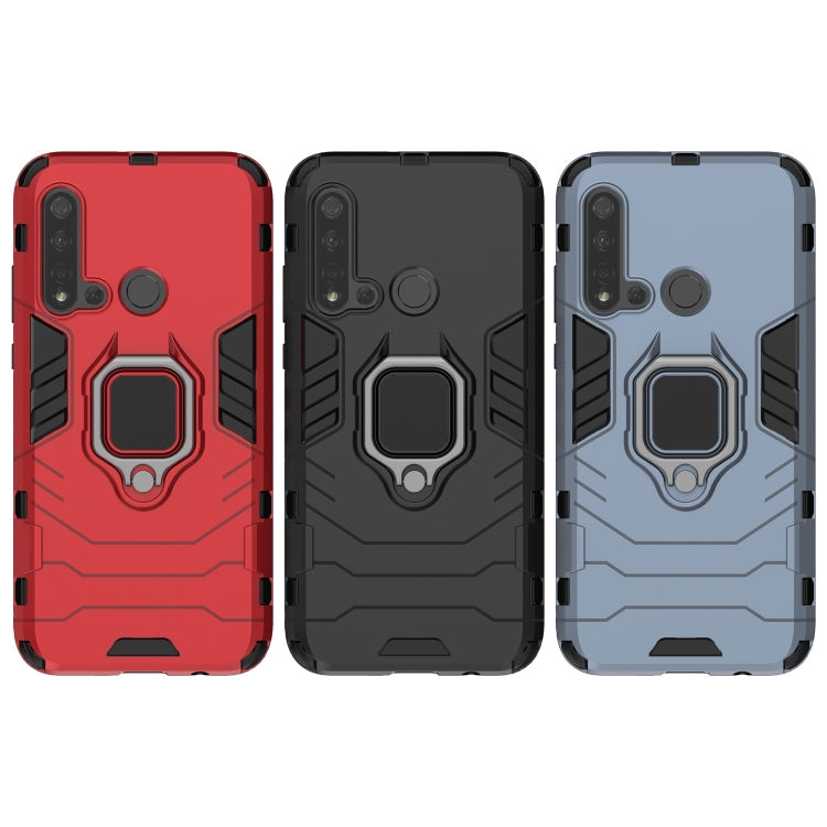 PC +TPU Shockproof Protective Case for Huawei P20 Lite (2019) / Nova 5i, with Magnetic Ring Holder PC +TPU Shockproof Protective Case for Huawei P20 Lite (2019) / Nova 5i, with Magnetic Ring Holder