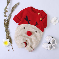 Boys And Girls Knitted Christmas Sweater
