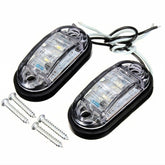 10-30V Oval Clearing Truck Trailer Side Marker Light