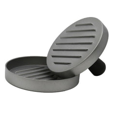 Household Food Grade Aluminum Alloy Kitchen Non-stick Coating Pressure Meat Patty Cake Hamburger Mold with 40 PCS Sided Silicone Papers, 1PC Black Handle