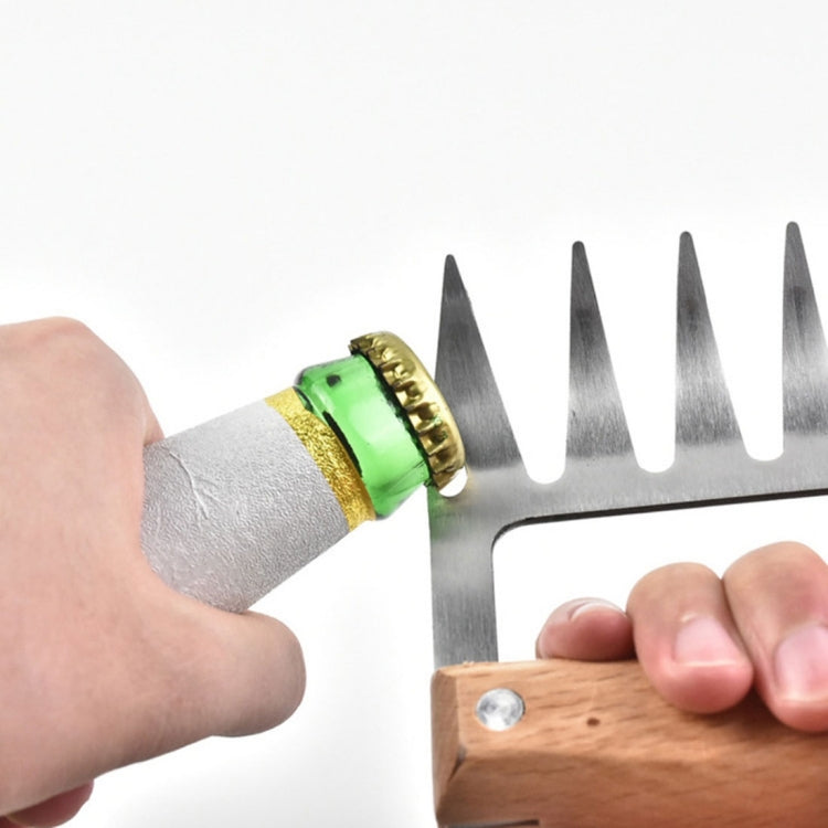 2 PCS Bear Claw Shaped stainless steel Barbecue Fork Chicken Shredded Wooden Handle  Anti-skid Creative Kitchen Fork Claw Meat Claw Splitter with, Meat Claw Splitter(Redwood), Meat Claw Splitter(Wood color) 2 PCS Bear Claw Shaped stainless steel Barbecue Fork Chicken Shredded Wooden Handle  Anti-skid Creative Kitchen Fork Claw Meat Claw Splitter with, Meat Claw Splitter(Redwood), Meat Claw Splitter(Wood color)