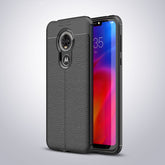 Litchi Texture TPU Shockproof Case for MOTO E6
