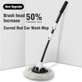 2022 New 15 Degree Bend Car Cleaning Brush Car Wash Brush Chenille Broom Telescoping Long Handle Cleaning Mop Cleaning Tools