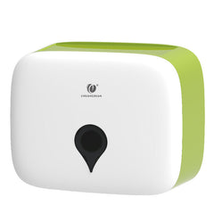 Wall Mounted Tissue Box Holder - No Drill Bathroom Paper Towel Dispenser for Hotel Home