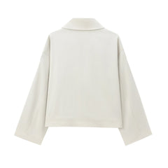 British Style Short Lapel Trench Coat