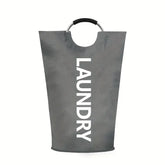 90L Extra Large Laundry Basket – Heavy-Duty Foldable Clothes Hamper with Handles | Space-Saving Round Fabric Laundry Bin for Home, Dorm, Office & Hotel