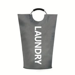 90L Extra Large Laundry Basket – Heavy-Duty Foldable Clothes Hamper with Handles | Space-Saving Round Fabric Laundry Bin for Home, Dorm, Office & Hotel