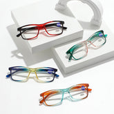 Presbyopic Glasses Female Small Square Box Plain