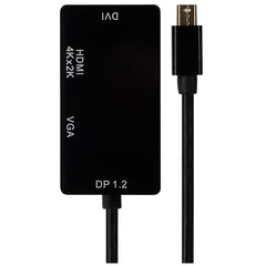 Nikkai Mini Displayport Multiport Hub to 4K HDMI / VGA DVI-I 24+5 Pin / DisplayPort 1.2