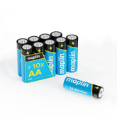 Maplin AA LR6 1.5V Alkaline Batteries 7 Year Shelf Life High Performance