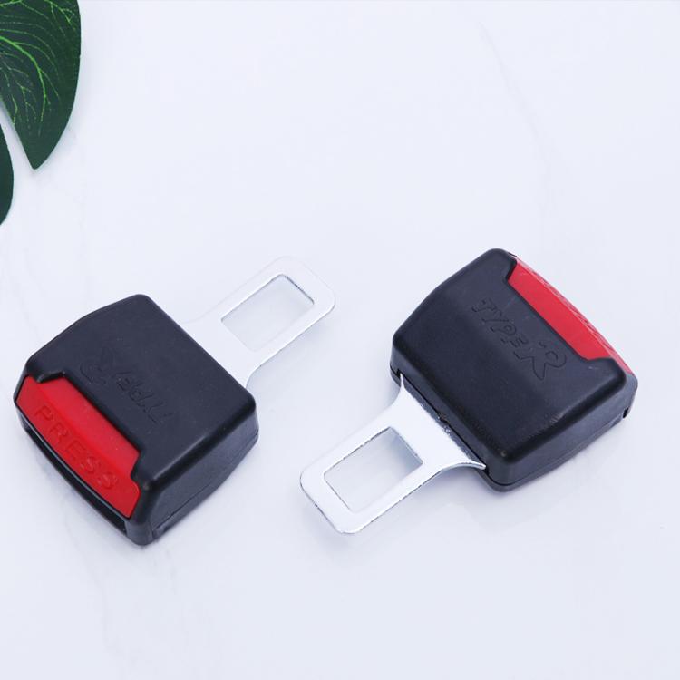 2 PCS RS-01 Universal Car Seat Belt Extension Buckle Black