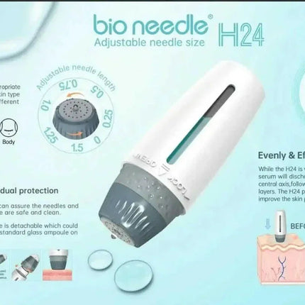 Ammuri Adjustable Derma Roller – 6-in-1 Microneedle Skin Tool for Face, Hair & Body