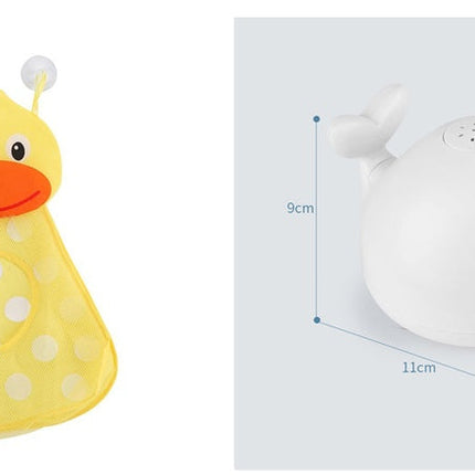 New Baby Bathroom Bath Electric Induction Whale Spray Small Toy