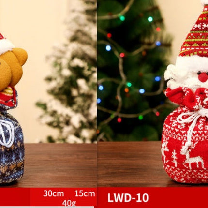 Christmas Gift Portable Brushed Gift Bag