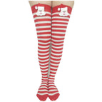 Red Stripes Santa Claus / Average Size