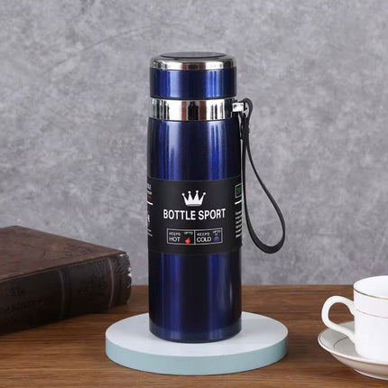 1L Thermal Water Bottle – Stainless Steel Vacuum Flask, Hot & Cold Insulated Thermos Bottle for Water, Tea & Coffee