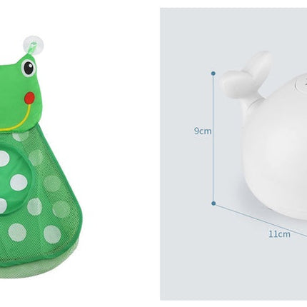 New Baby Bathroom Bath Electric Induction Whale Spray Small Toy