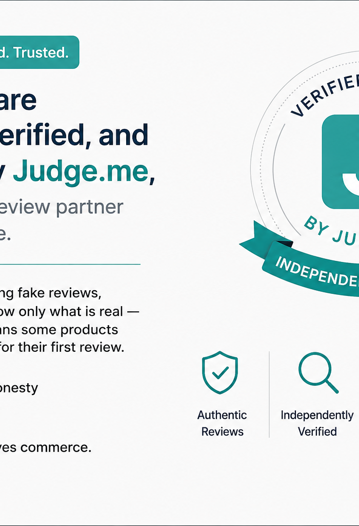 <h5>[Must Read before ordering] </h5><h5>Some items may not have customer reviews yet, but the reviews you do see are 100% authentic, verified, and managed by Judge.me, an independent review partner trusted worldwide.<br/></h5>
