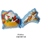 Sled Santa Claus95x48cm