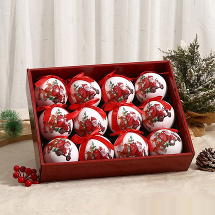 Exquisite Printing Christmas Christmas Tree Ornament Ball