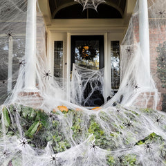 Halloween Decoration Cotton Spider Web Atmosphere Layout Props