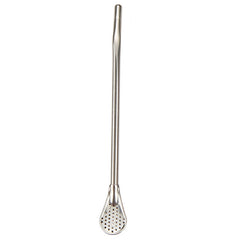 Stirring Spoon With Stainless Steel Filter Straw
