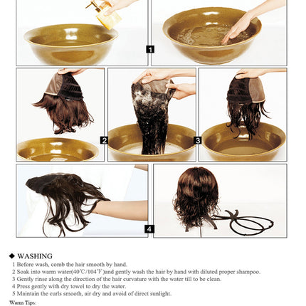 Medium And Small Curly Long Hair High Temperature Silk Wig