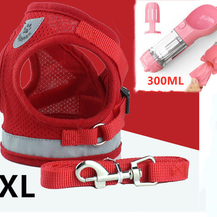 Pet Leash Breathable Mesh Chest Back