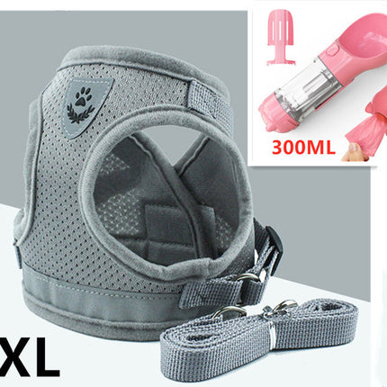 Pet Leash Breathable Mesh Chest Back