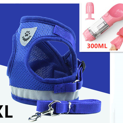 Pet Leash Breathable Mesh Chest Back