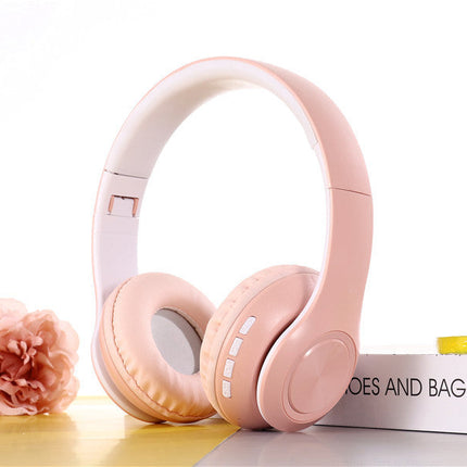HIFI Wireless Headphones Bluetooth Stereo Headset Music Headset FM SD Card Sport Headphone With Mic For PC