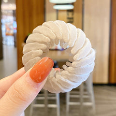 Women Hollow Hair Circle High Horsetail Artifact Fixed Coiler Hairpin Horsetail Headdress Fashion Hair Accessories