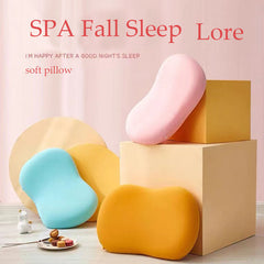 Cat Belly Pillow Memory Cushion Deep Sleep Addiction 3D Neck Pillow Washable Polyester Pillowcase Cover Travel Pillows Neck