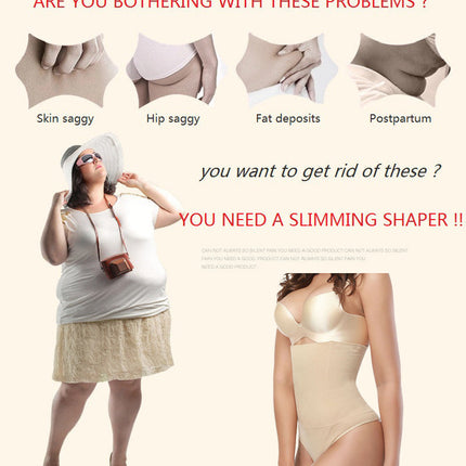 Women Butt Lifter Slimming Tummy Control Panties Wedding Dress G-string Body Shaper High Waist Trainer Sexy Thong Knicker