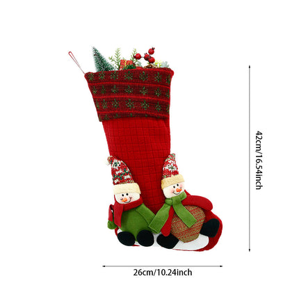 Decorations Christmas Sock Candy Bag Pendant