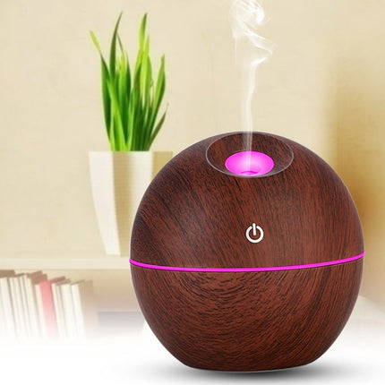USB Aroma Essential Oil Ultrasonic Cold Steam Diffuser Air Humidifier Purifier 7 Color Change LED Night Light for Home Office