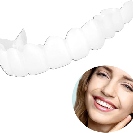 2 Pairs Universal Temporary Smile Solution - Adjustable Top/Bottom for All-Day Comfort