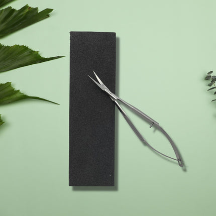 Cuticle & Eyebrow Spring Micro Scissors - Curved