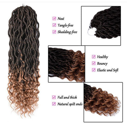 Faux Locs Crochet Ombre Synthetic Braiding Hair