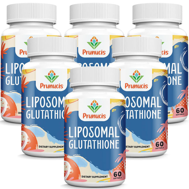 Prunucis 2400MG Liposomal Glutathione with Vitamin C, Milk Thistle & Alpha-Lipoic Acid – High Absorption, 360 Softgels
