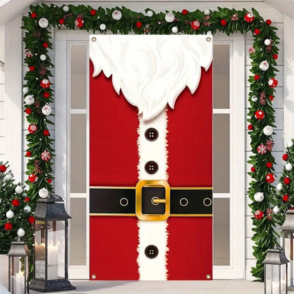 Christmas Curtain Decoration Hanging Cloth Background