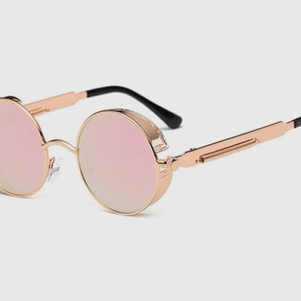 Austin Powers Vintage Round Metal Frame Sunglasses