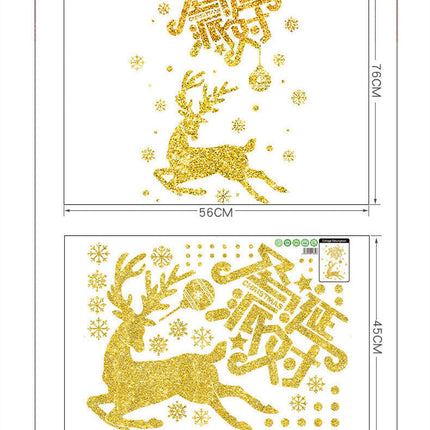 Christmas Decoration Wall Self-adhesive Painting