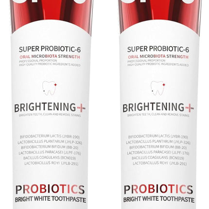 2PCS-SP-6 Whitening Toothpaste – Enamel-Safe, Fluoride-Free, Fresh Mint