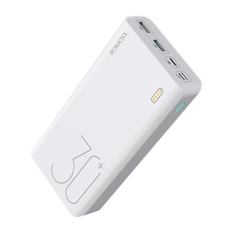 ROMOSS 30000mAh Power Bank - QC Fast Charging Portable Charger for iPhone, Samsung & Tablets
