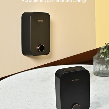 365FEEGD Home Diffuser – 150ml Large Capacity, Bluetooth-Controlled Essential Oil Diffuser with 24/7 Customizable Settings (Black)