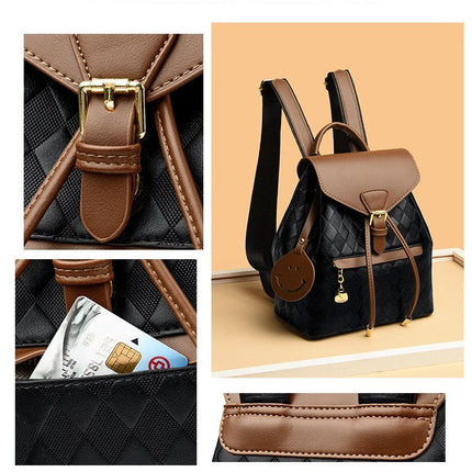 Female Backpack Casual Multifunction Women Leather Backpack Shoulder School Travel Back Pack