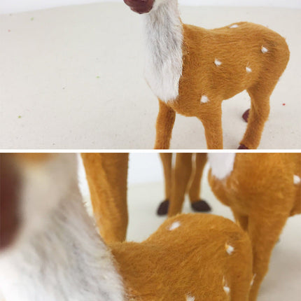 Christmas deer simulation elk Christmas window layout props desktop ornaments deer Christmas decorations