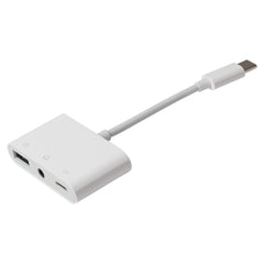 Maplin USB-C Multiport Hub USB-C to USB-A 3.0 / 3.5mm Jack / USB-C Charge Port
